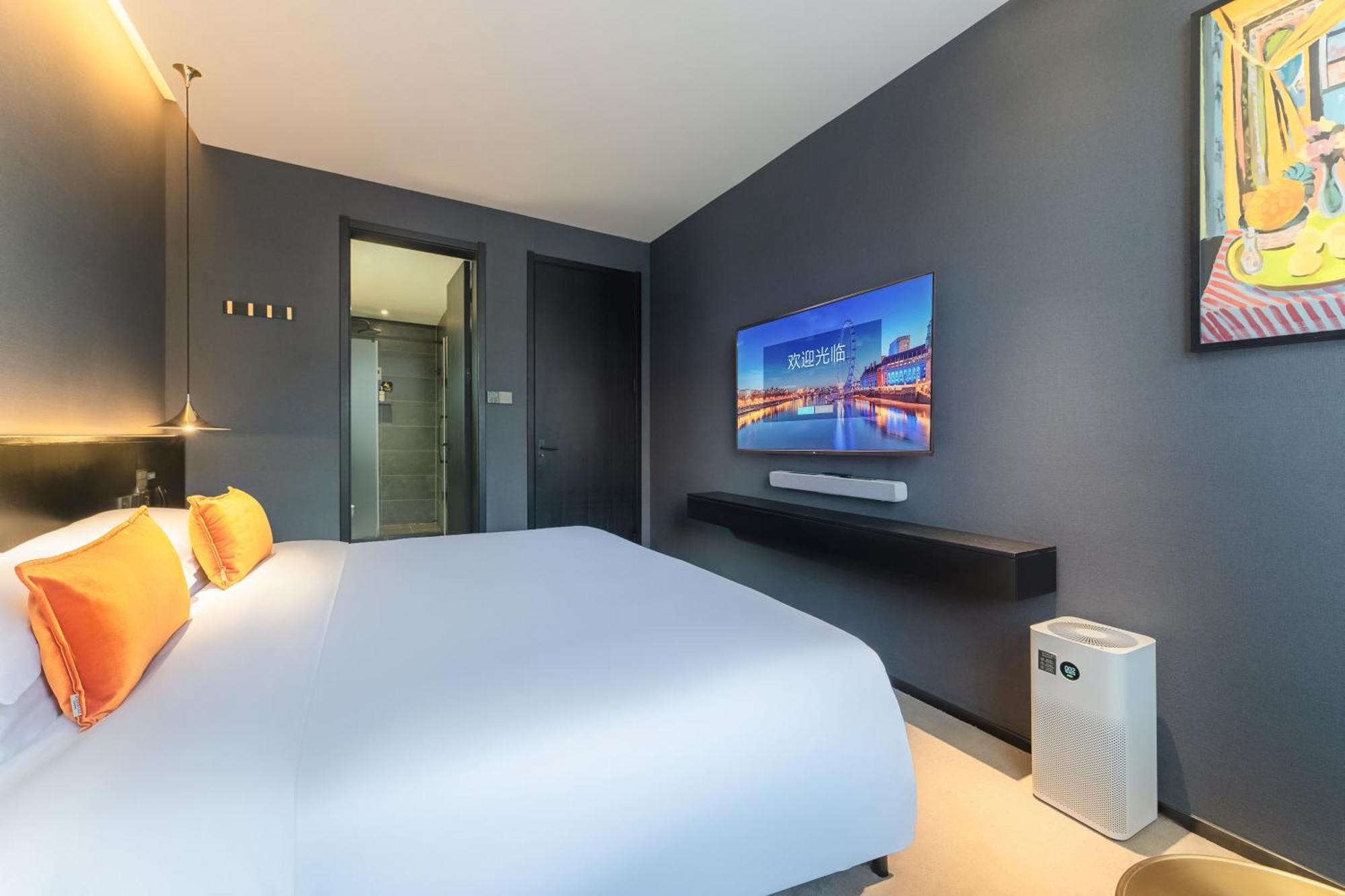 Hesu Designer Hotel & Suites -Near Xi'An Drum Tower And Yongning Gate -Free Laundry Luggage Storage -Kitty Cafe With Freshly Ground Coffee -24H Front Desk -English Service Bagian luar foto